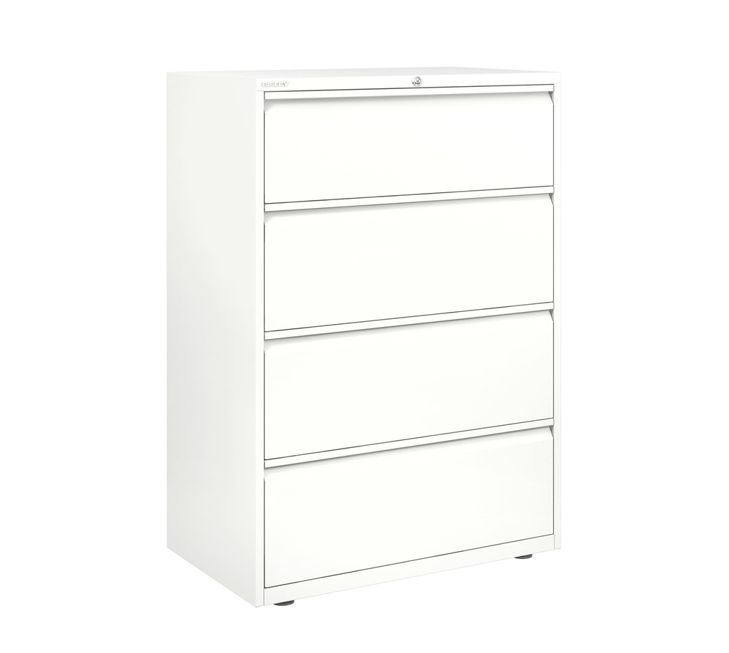 Archivador para carpetas colgantes Bisley Essentials color blanco tráfico