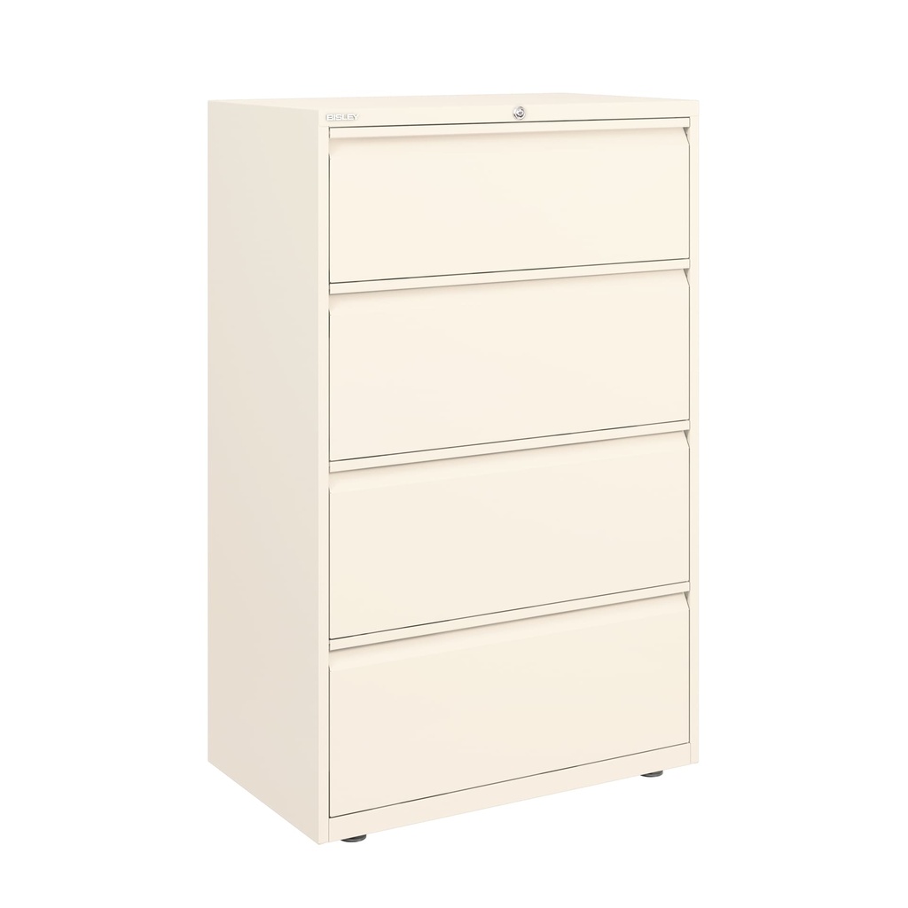 Archivador para carpetas colgantes Bisley Essentials color blanco tiza roto