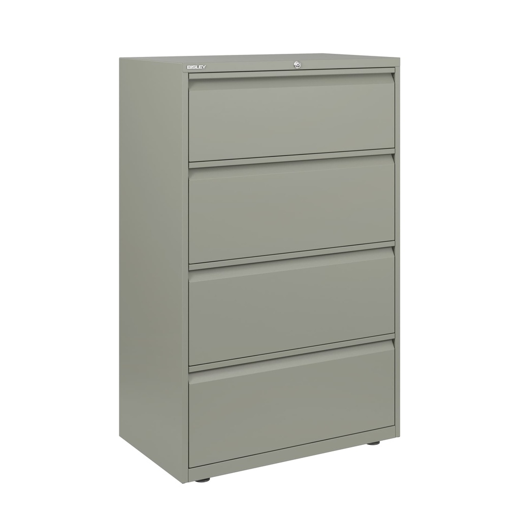 Archivador para carpetas colgantes Bisley Essentials color gris Goose oscuro