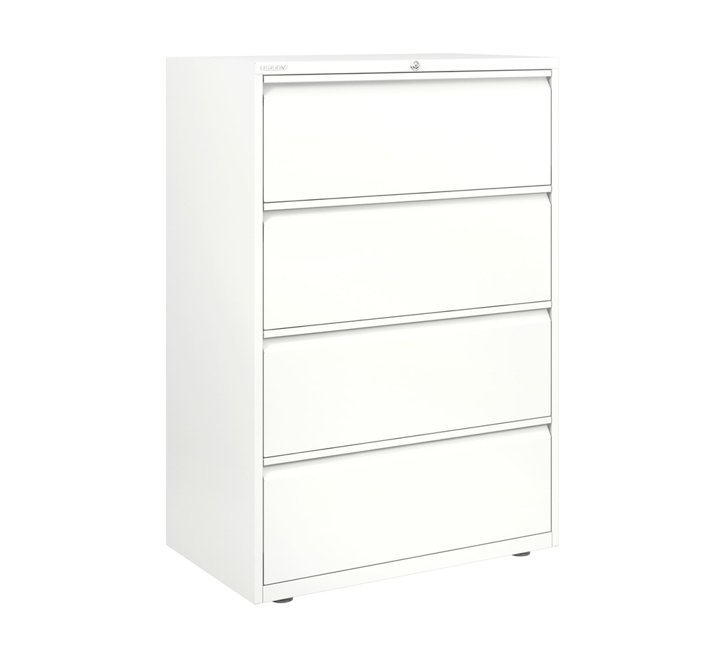 Archivador para carpetas colgantes Bisley Essentials color blanco tráfico