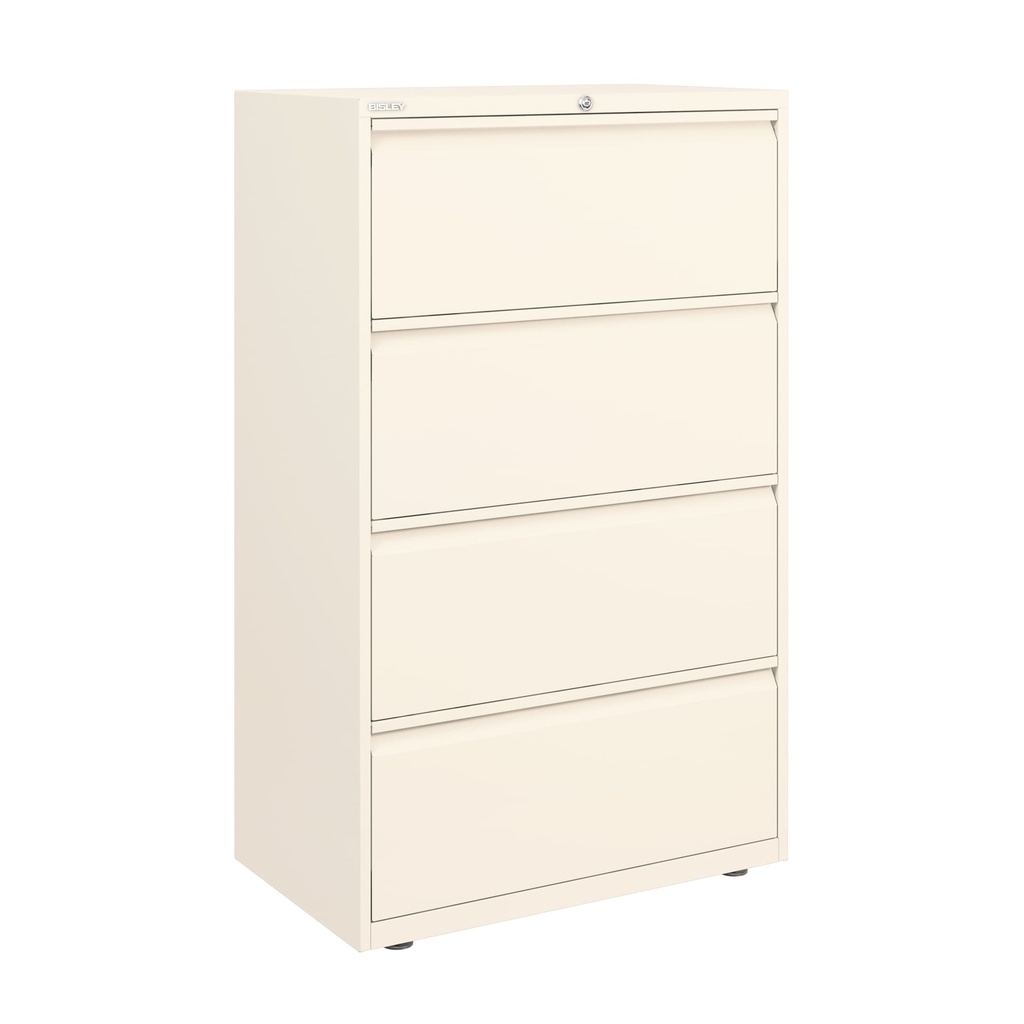 Archivador para carpetas colgantes Bisley Essentials color blanco tiza roto