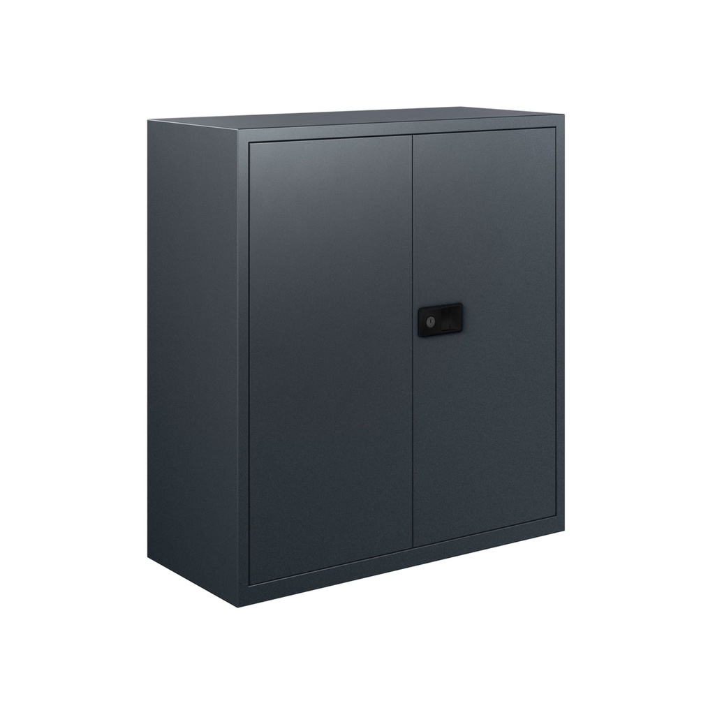 Armario metálico bajo económico en gris oscuro antracita