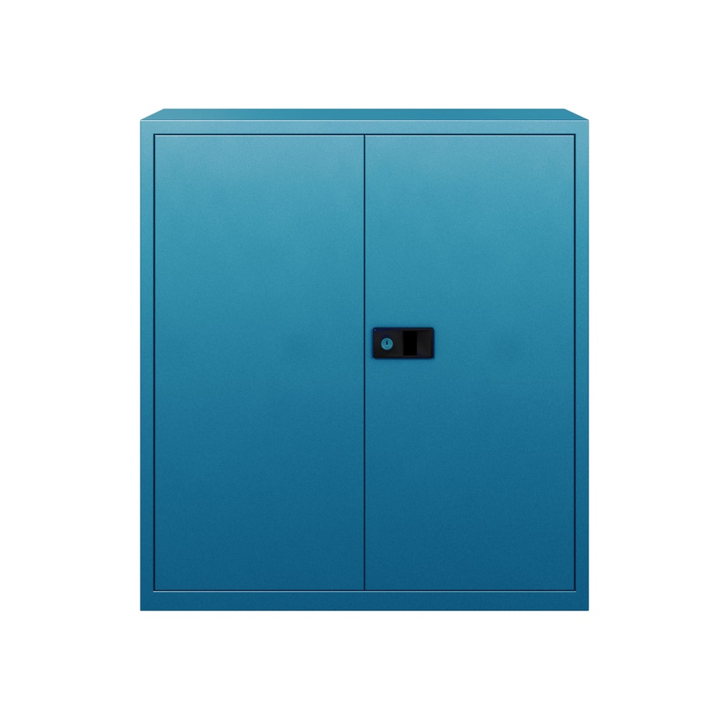 Armario metálico bajo económico en color azul