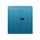 Armario metálico bajo económico en color azul