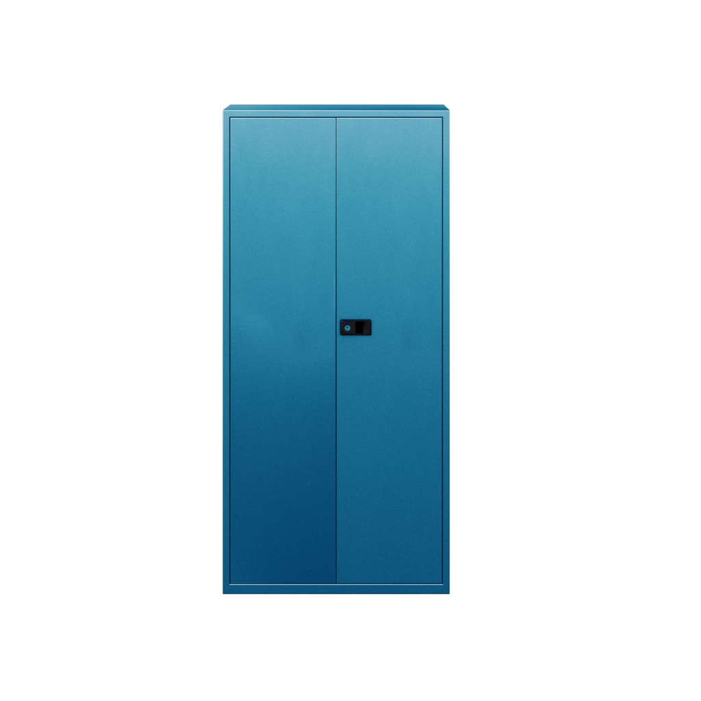 Armario metálico bajo económico en color azul