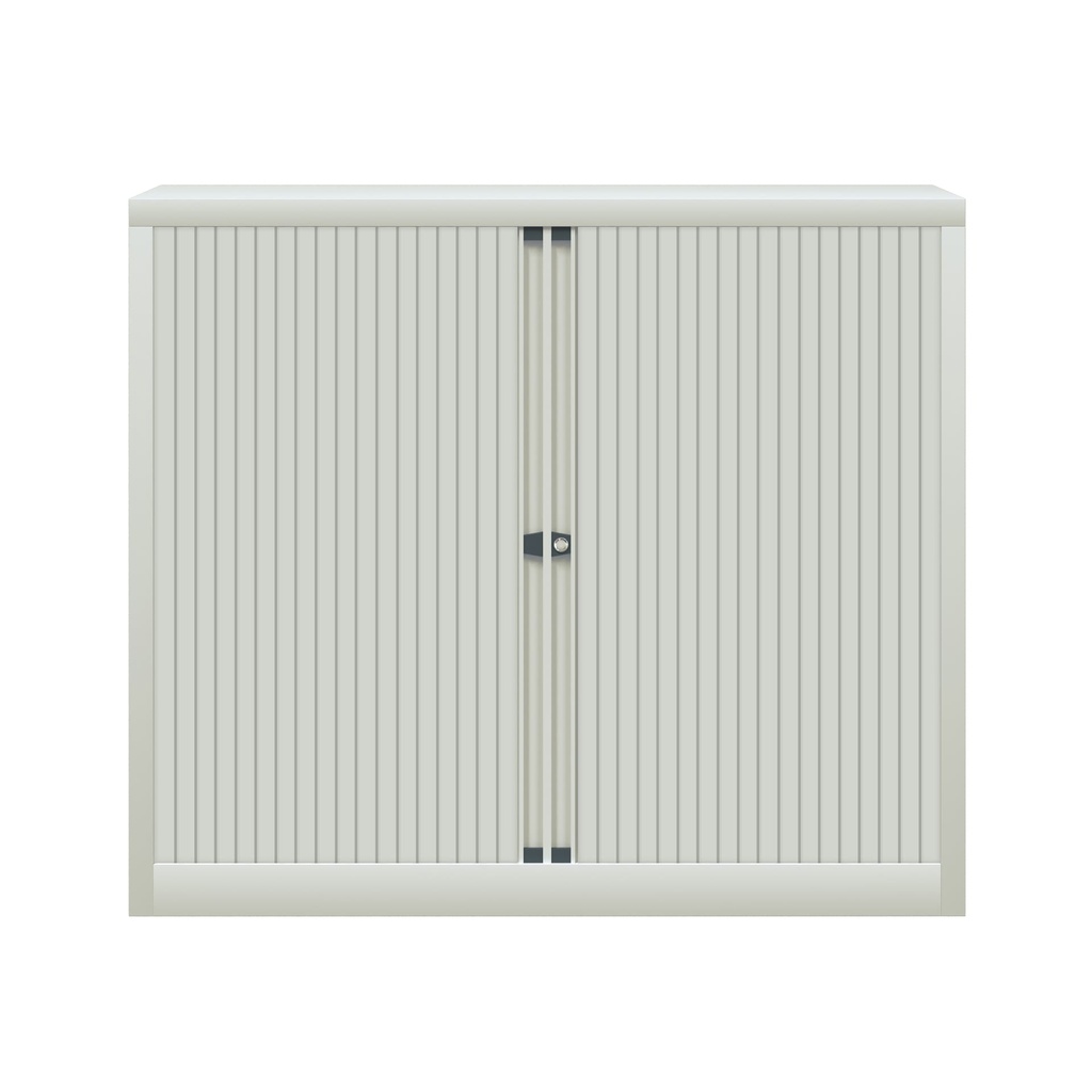 Armario metálico de persiana Bisley EuroTambour en gris claro