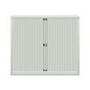 Armario metálico de persiana Bisley EuroTambour en gris claro