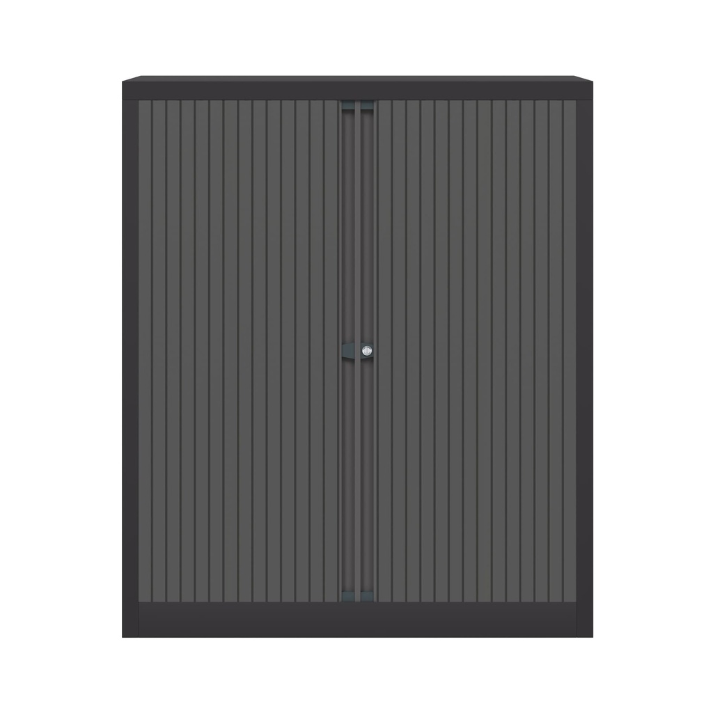 Armario metálico de persiana Bisley EuroTambour en antracita