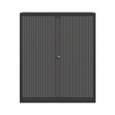 Armario metálico de persiana Bisley EuroTambour en antracita
