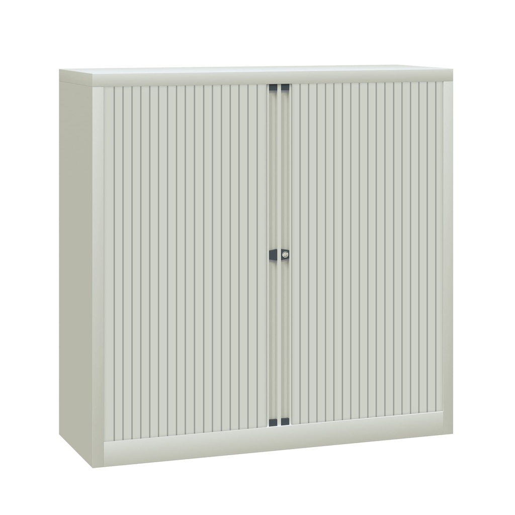 Armario metálico de persiana Bisley EuroTambour en gris claro
