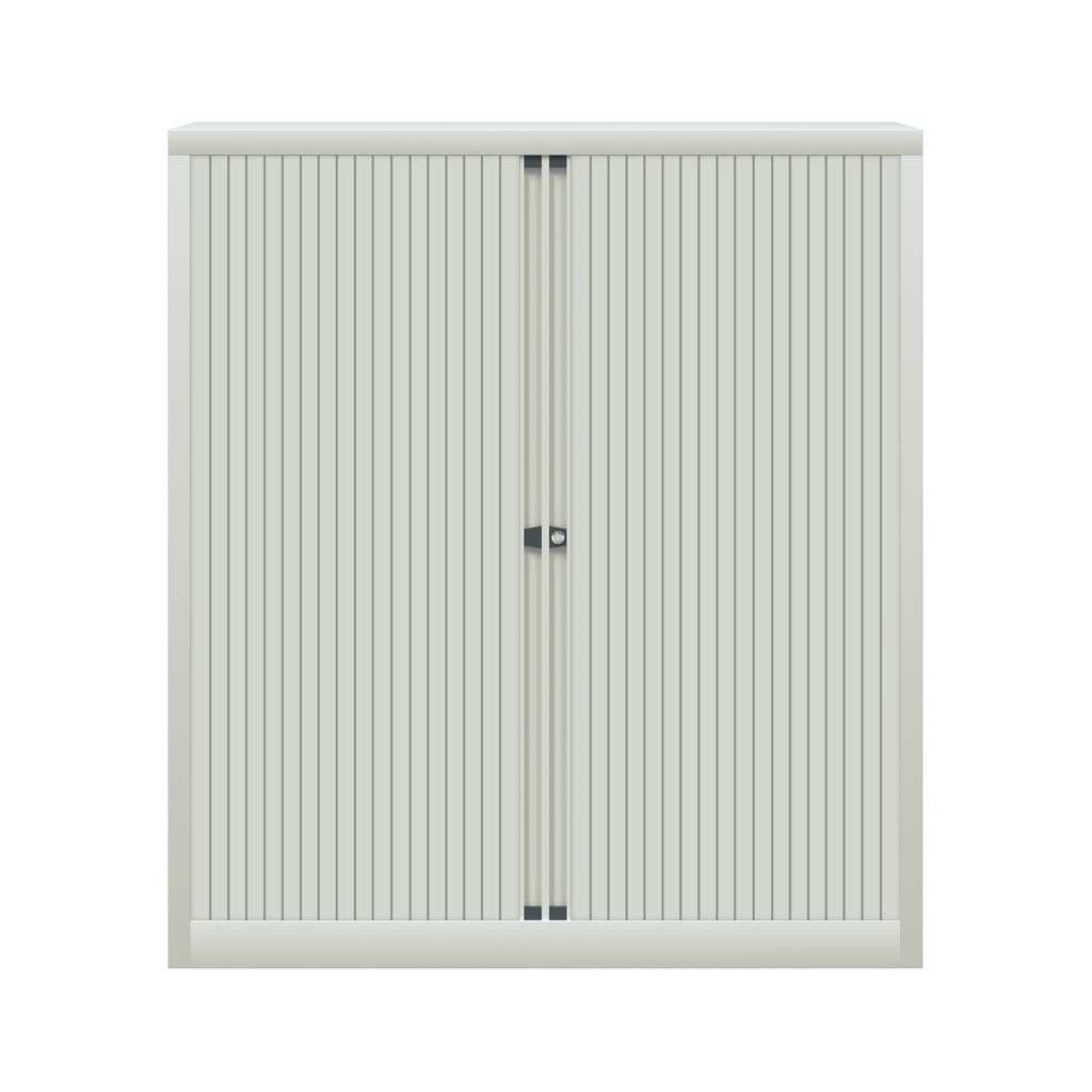 Armario metálico de persiana Bisley EuroTambour en gris claro