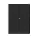 Armario metálico de persiana Bisley EuroTambour en negro