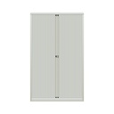 Armario metálico de persiana Bisley EuroTambour en gris claro