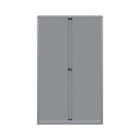 Armario metálico de persiana Bisley EuroTambour en gris plata