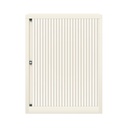 Armario metálico de persiana Bisley EuroTambour en blanco