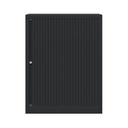 Armario metálico de persiana Bisley EuroTambour en negro