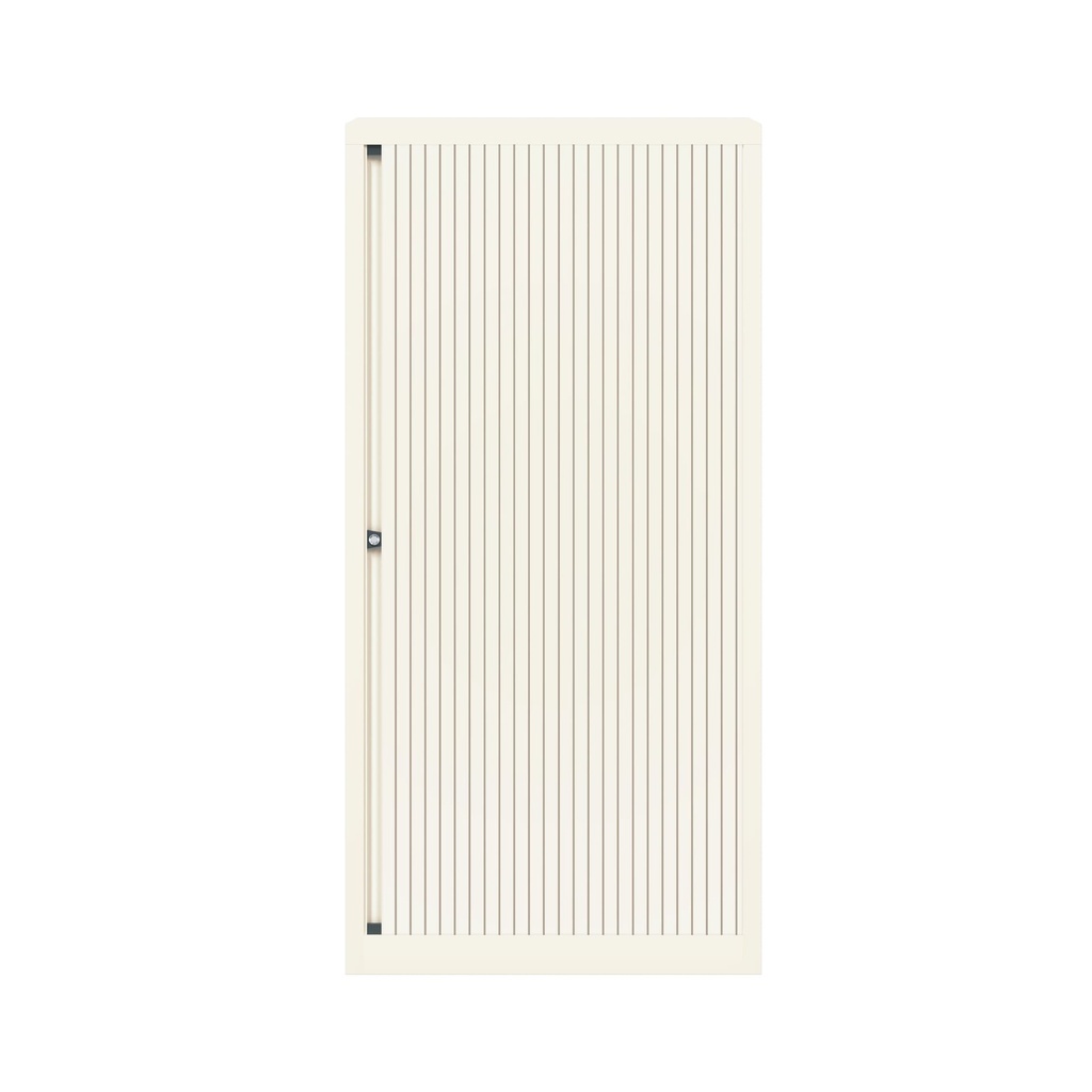 Armario metálico de persiana Bisley EuroTambour en blanco