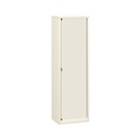 Armario metálico de persiana Bisley EuroTambour en blanco tiza