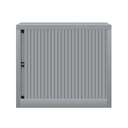 Armario metálico de persiana Bisley EuroTambour en gris plata