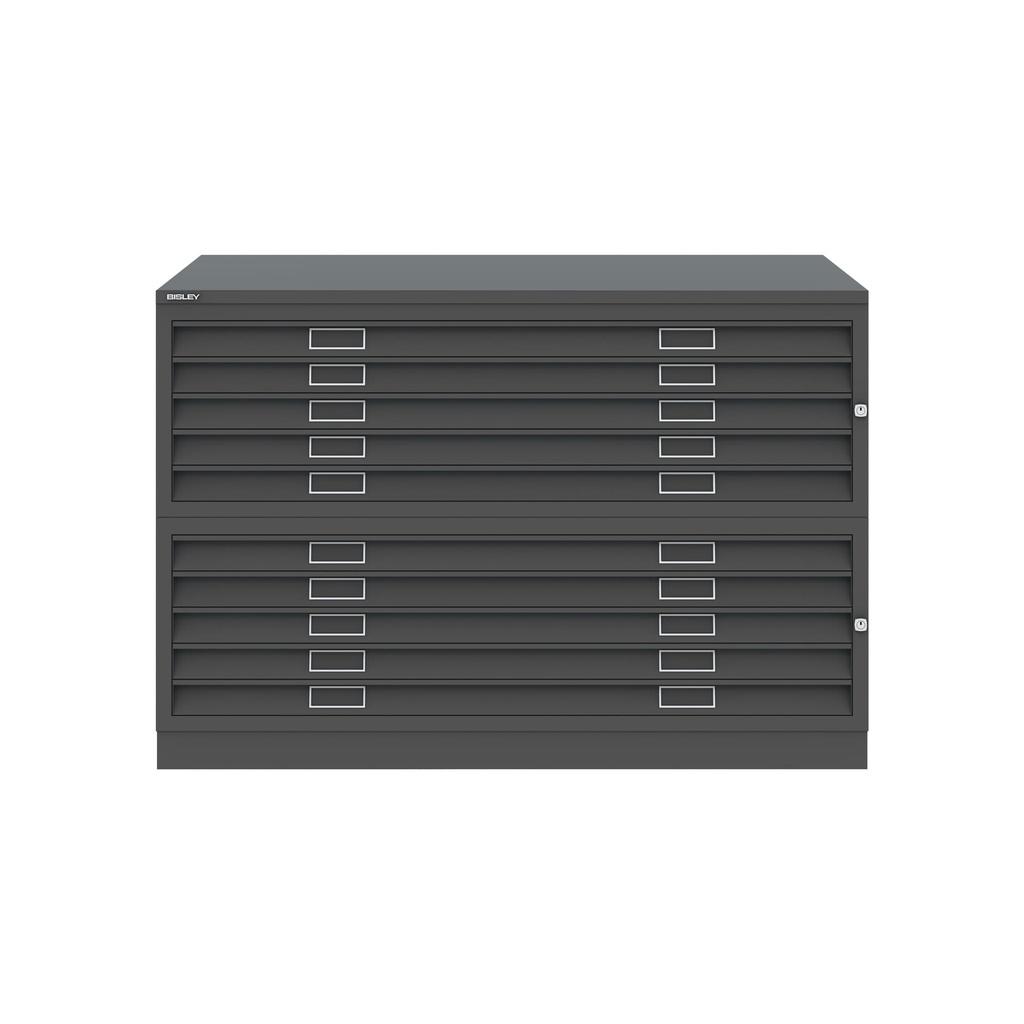 Archivador de planos metálico Bisley en color antracita