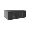 Archivador de planos metálico Bisley en color negro