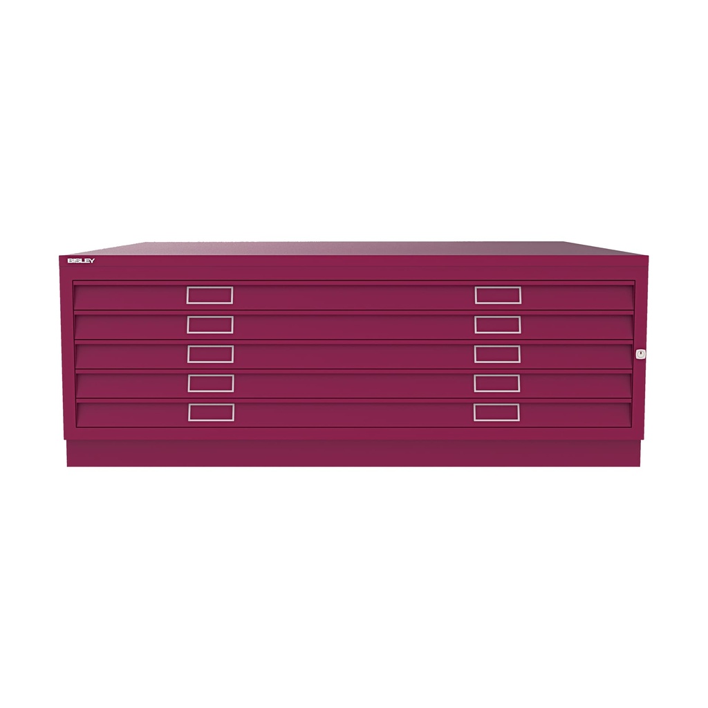 Archivador de planos metálico Bisley en color morado