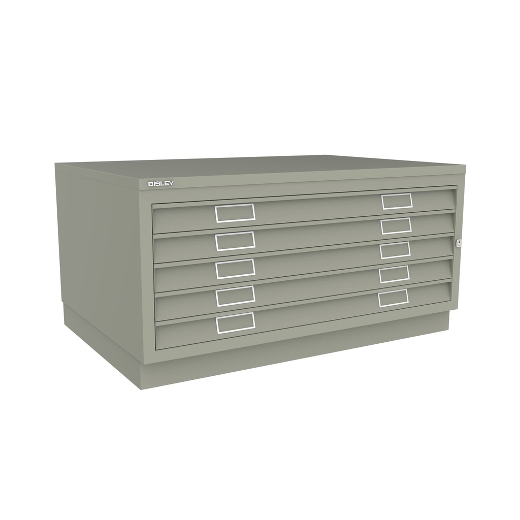 Archivador de planos metálico Bisley en color gris