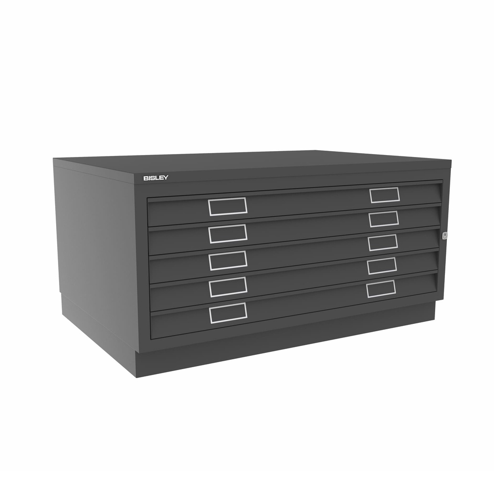 Archivador de planos metálico Bisley en color antracita
