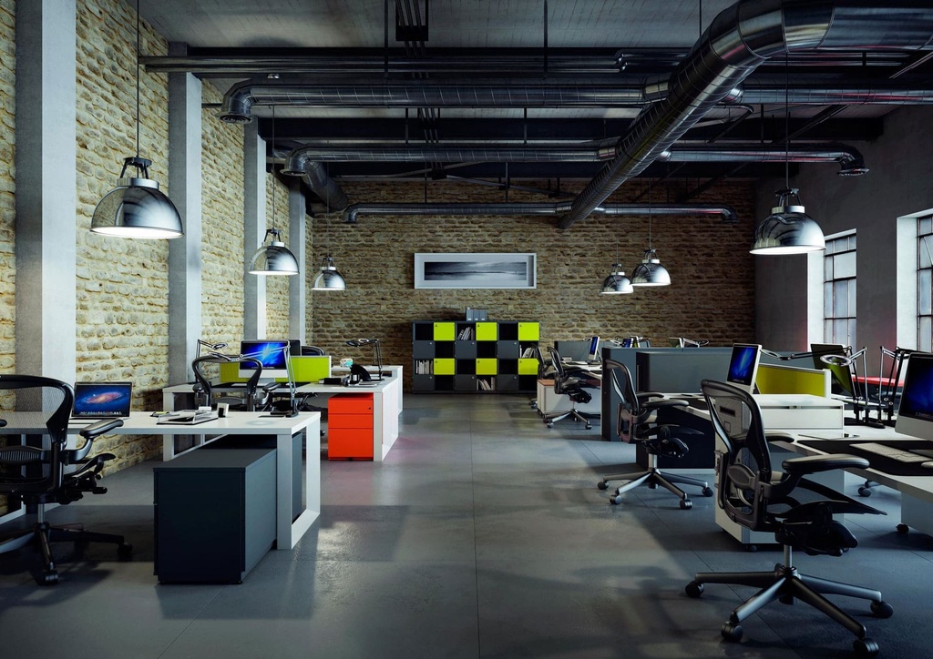 Oficina con cajoneras Bisley Note con 2 cajones personales y 1 de archivo en varios colores