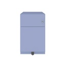 Cajonera móvil Bisley Note con 1 cajón personal y 1 de archivo en color malva morado