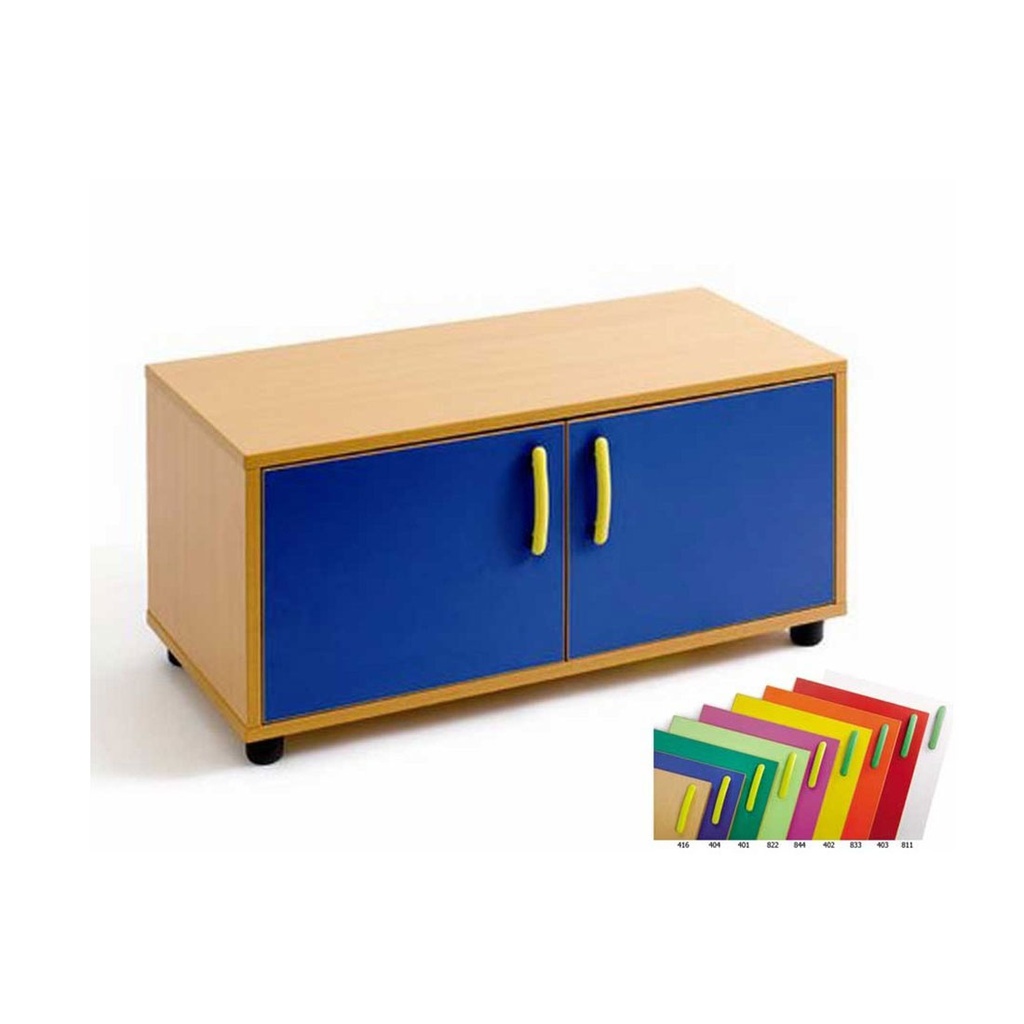 Armario para colegio con puerta en varios colores