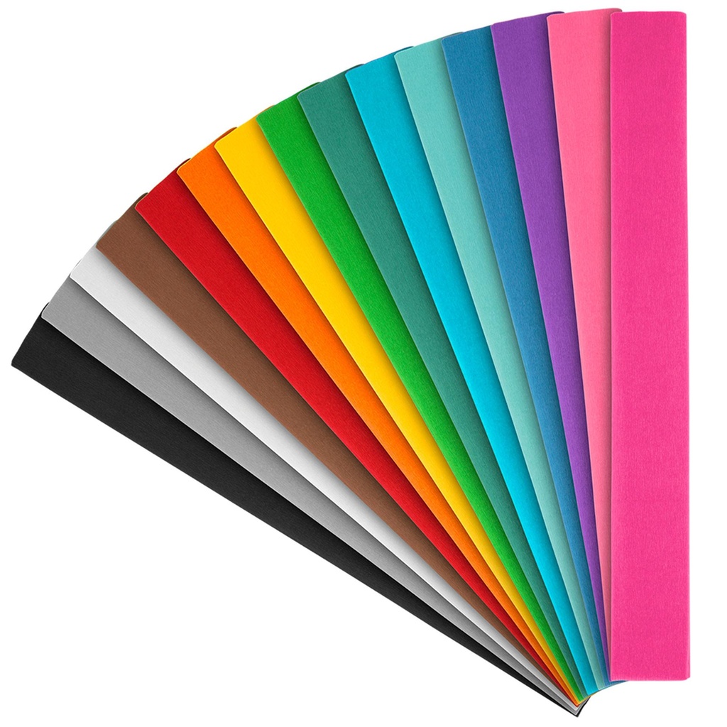 Papel crespón colores