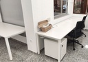 Mesa Vital Pro Express con ala instalada por Asturalba en la recepción del Ayuntamiento de Corvera de Asturias