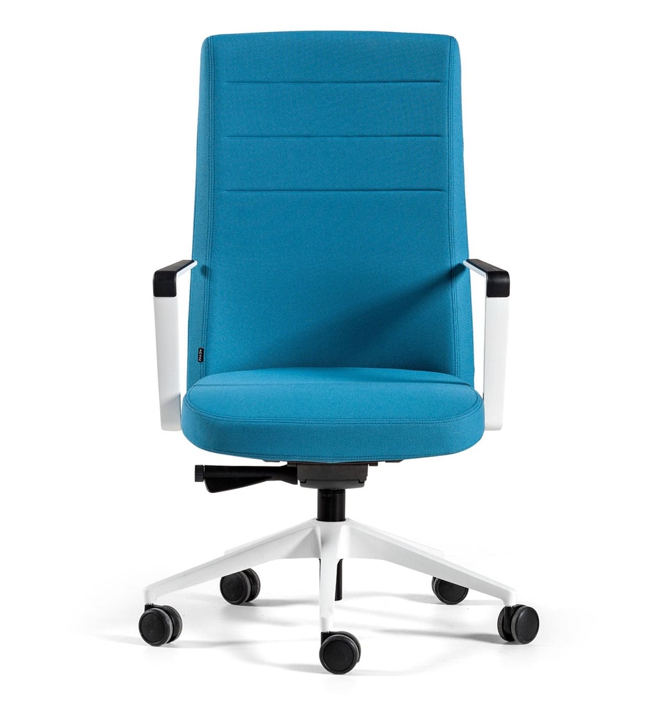 Sillón Cron Sport con respaldo alto tapizado en azul