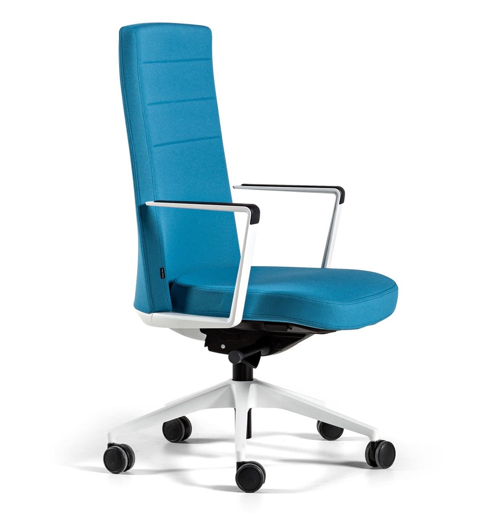 Sillón Cron Sport con respaldo alto tapizado en azul