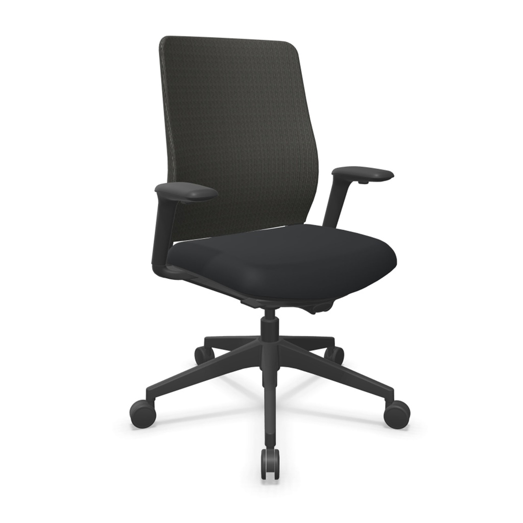 Silla de oficina con malla ergonómica A+S Work para envío rápido