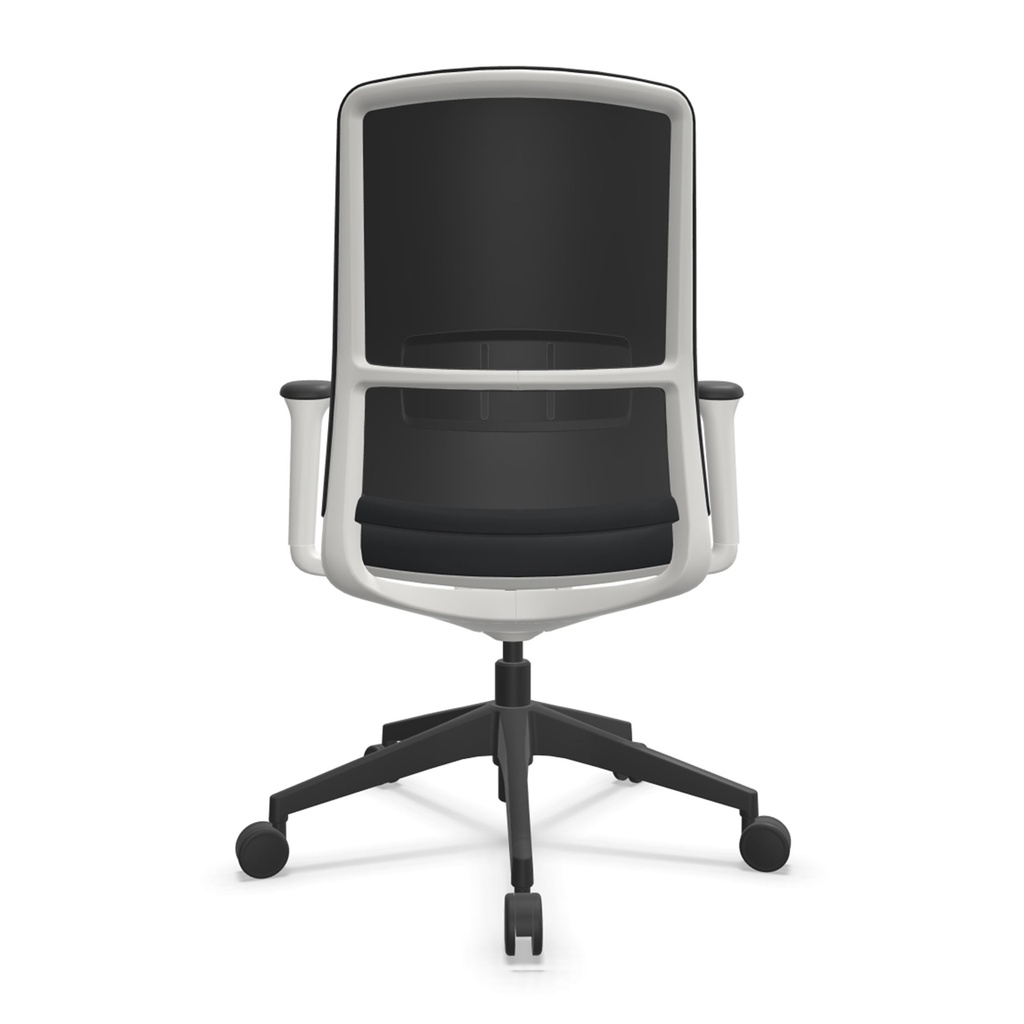 Silla ergonómica de oficina A+S Work de color blanco para entrega rápida