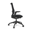 Silla ergonómica de oficina A+S Work de color negro para entrega rápida