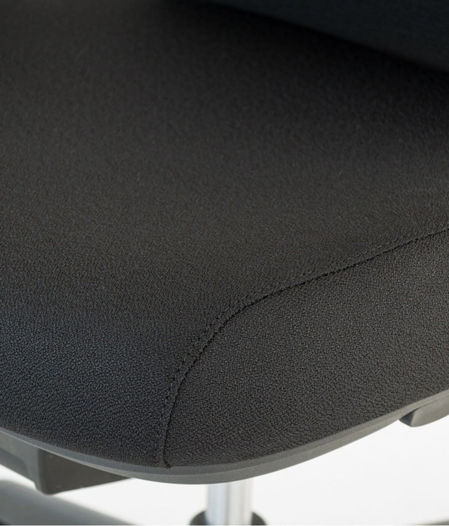 Asiento negro de la silla Stay