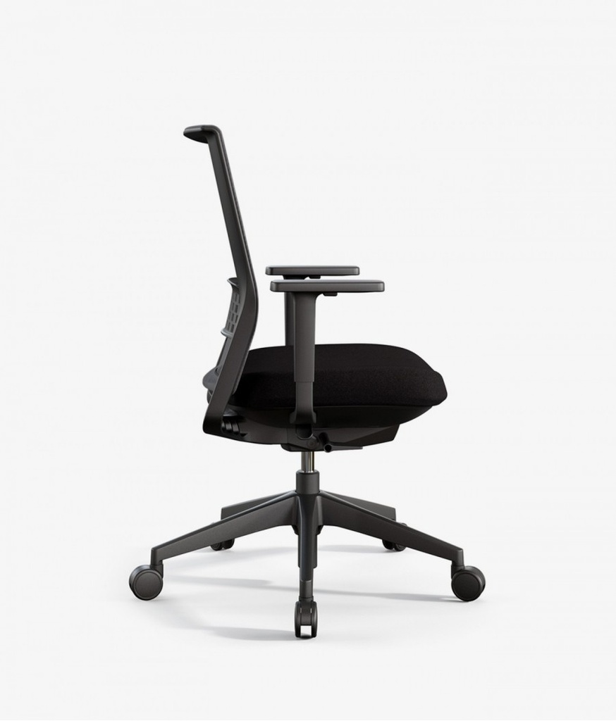 Silla de oficina Stay en negro para envío en una semana