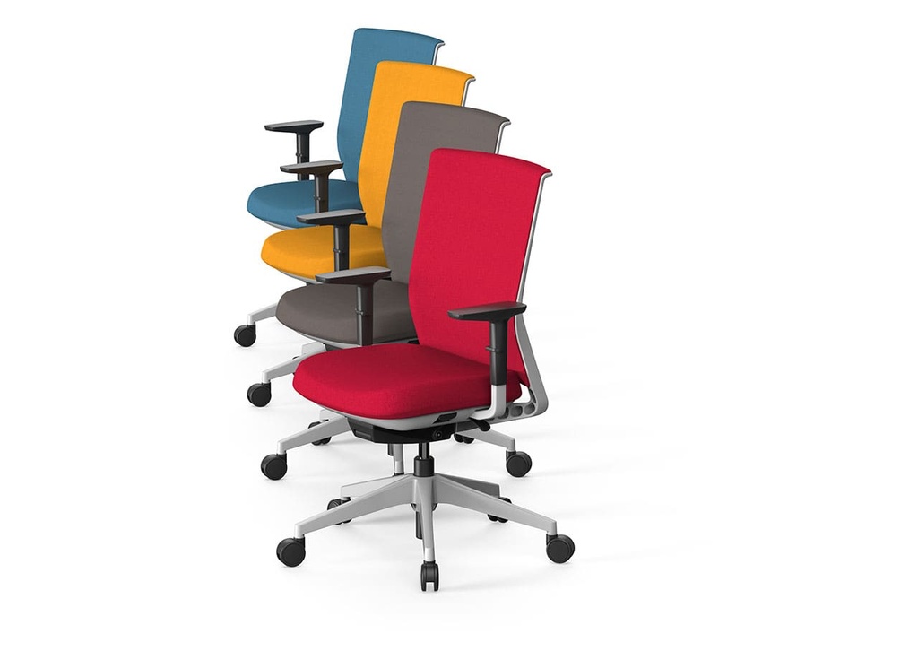 Silla de oficina Stay tapizada en varios colores