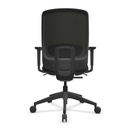 Silla ergonómica Trim de Actiu con malla transpirable y asiento tapizado en negropara envío rápido