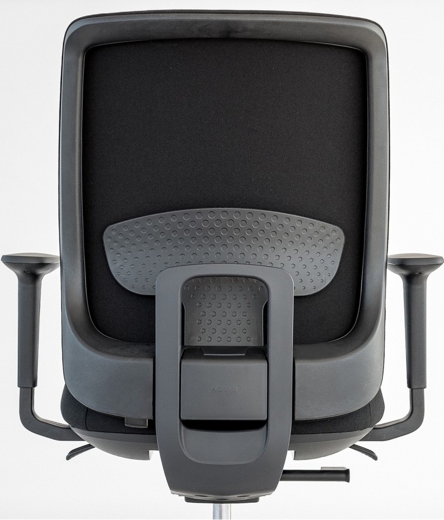 Silla ergonómica negra Trim de Actiu con respaldo de altura regulable para envío rápido