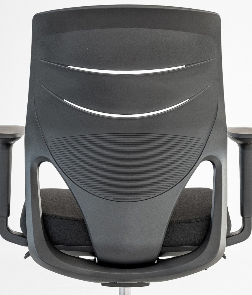 Detalle de la silla Efit 40 en negro