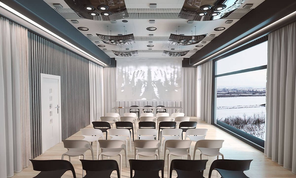 Silla de diseño Actiu Bee en salón de actos