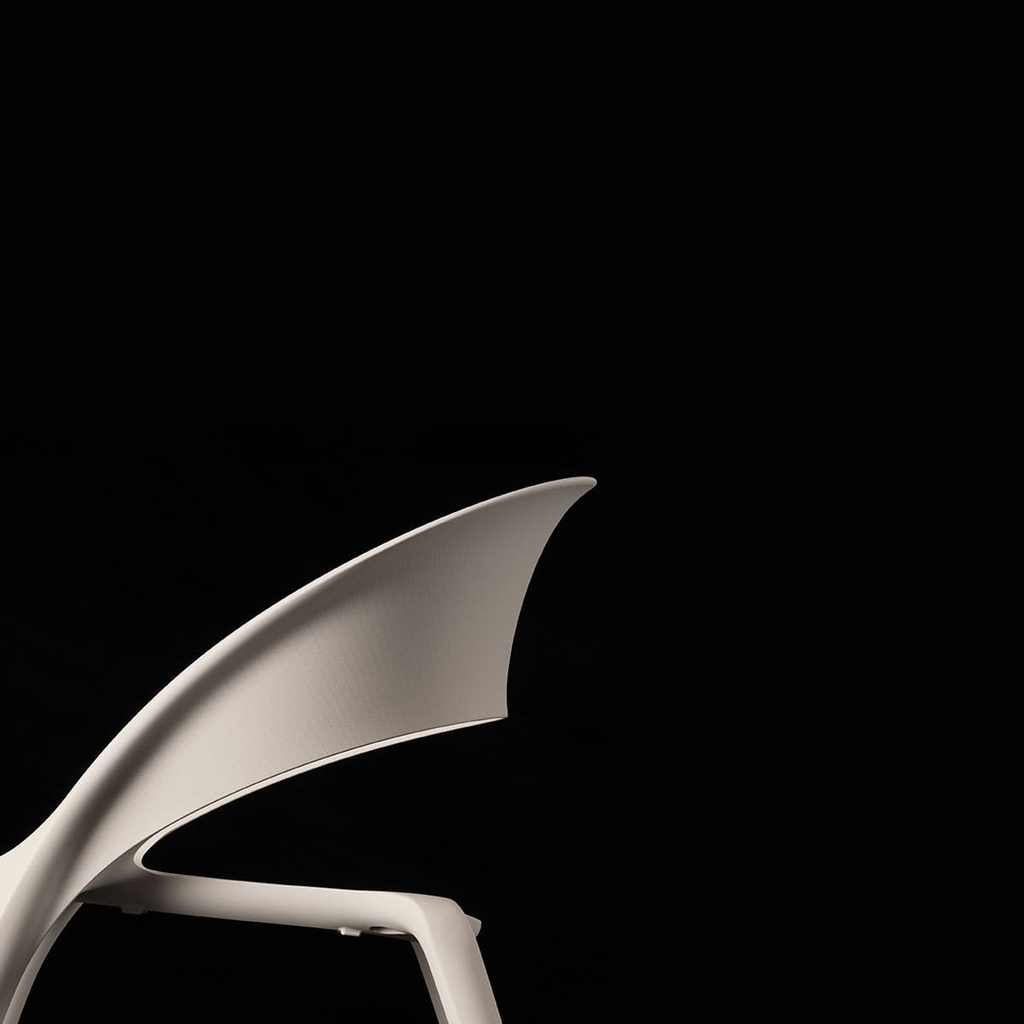 Silla de diseño Actiu Bee con forma ergonómica