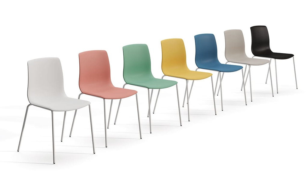 Colores de la carcasa de polipropileno del asiento de la silla Noom 50