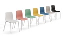 Colores de la carcasa de polipropileno del asiento de la silla Noom 50