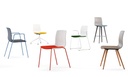 Serie de sillas Noom 50 con gran variedad de bases y carcasas