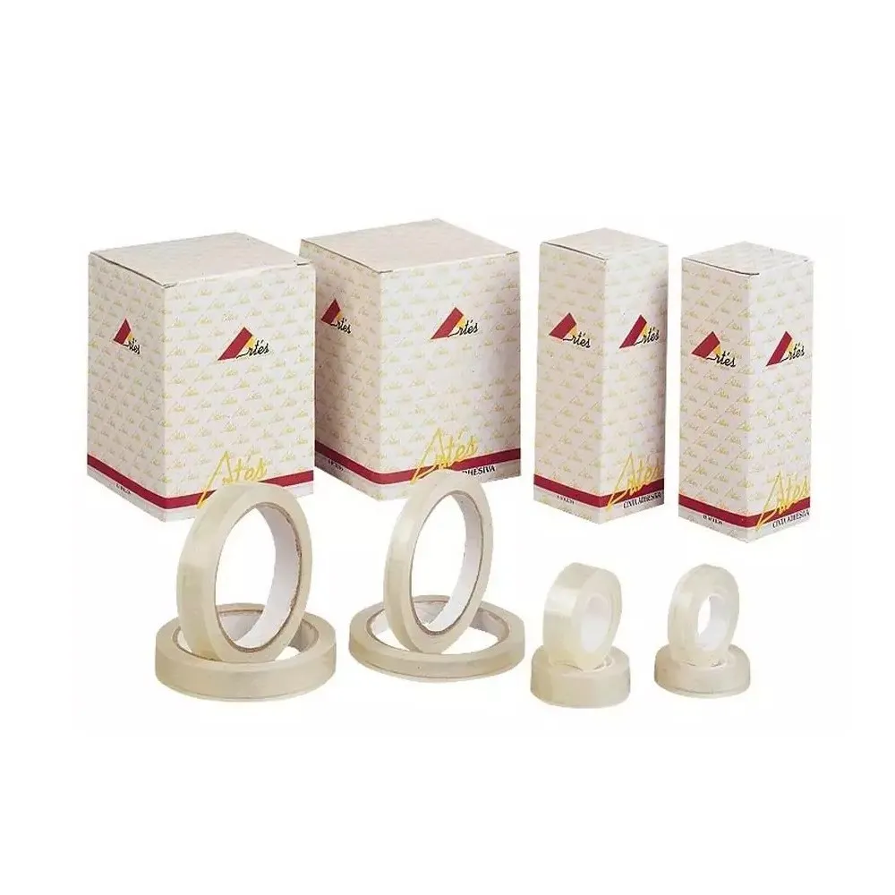 Cinta adhesiva transparente Artés 66 m x 12 mm (Pack 12 unidades)